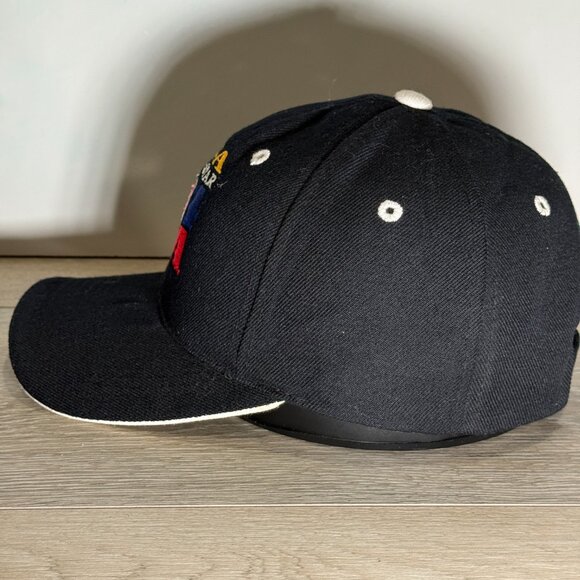 (Y2K) 2004 LA NBA All Star Retro Team Stars Black Strapback Cap Hat - Picture 2 of 5
